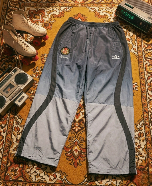 Pantalon de Survêtement noir Rétro Bicolore