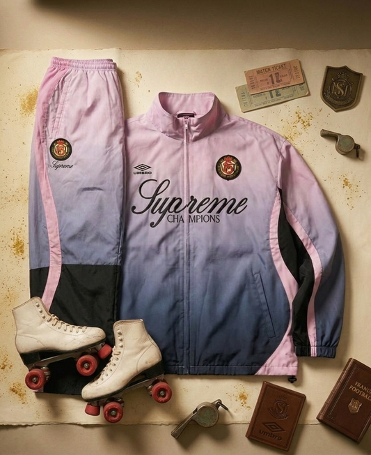 Ensemble dégradé rose retro