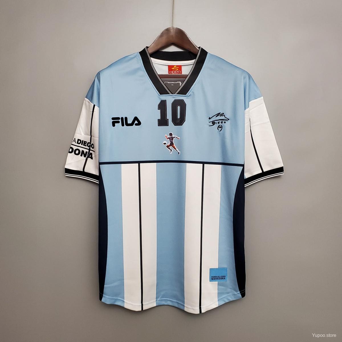 Maillot Maradona édition 2001